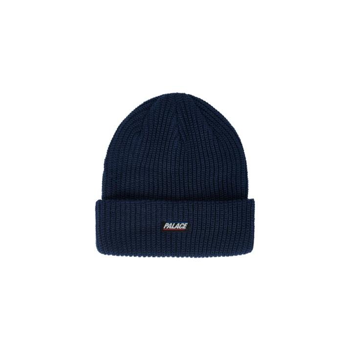 BASICS RIBBER BEANIE NAVY