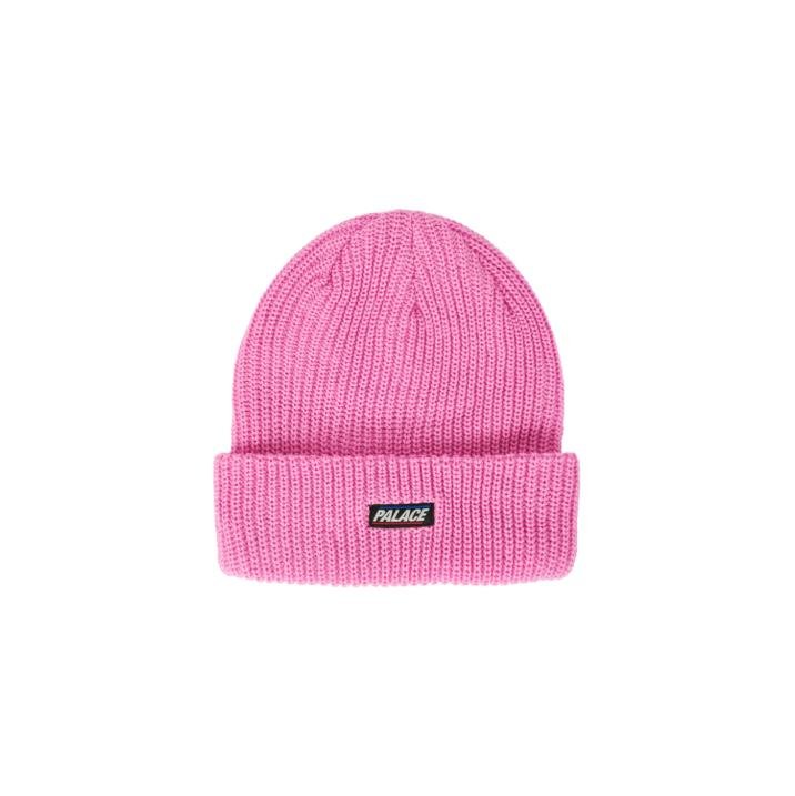 BASICS RIBBER BEANIE PINK