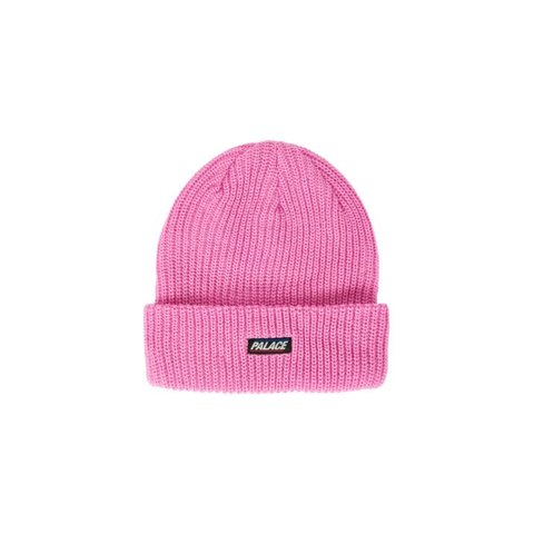 Palace BASICS RIBBER BEANIE PINK