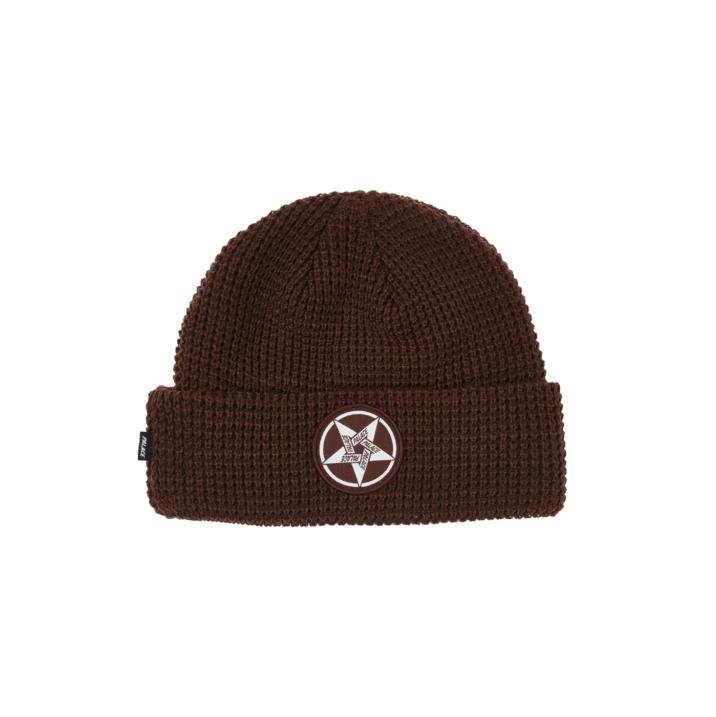 CALM IT MOSHER BEANIE BROWN