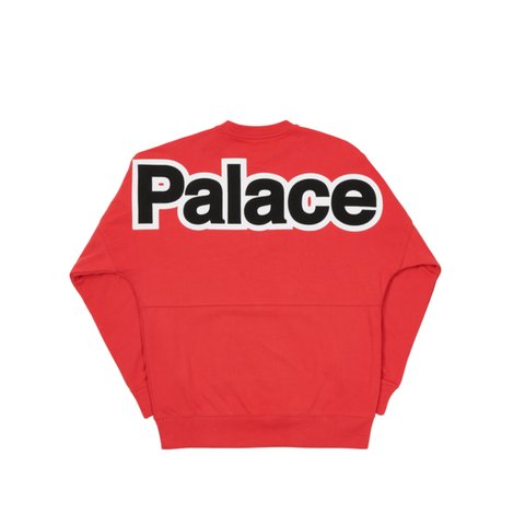 Palace WORD CREW RED - Colorway