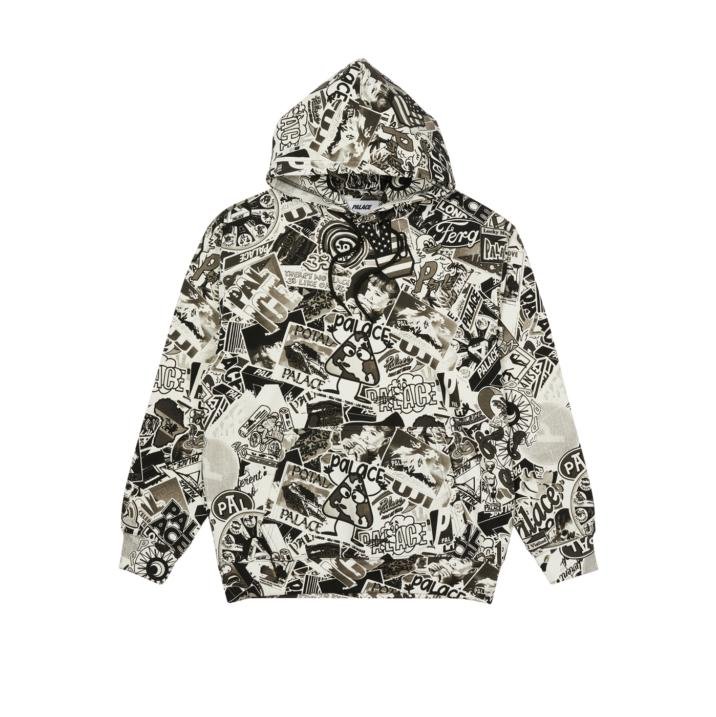 STICKER PACK HOOD BLACK / WHITE