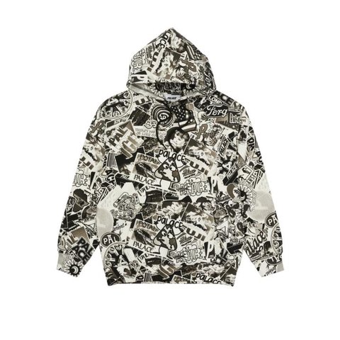 Palace STICKER PACK HOOD BLACK / WHITE