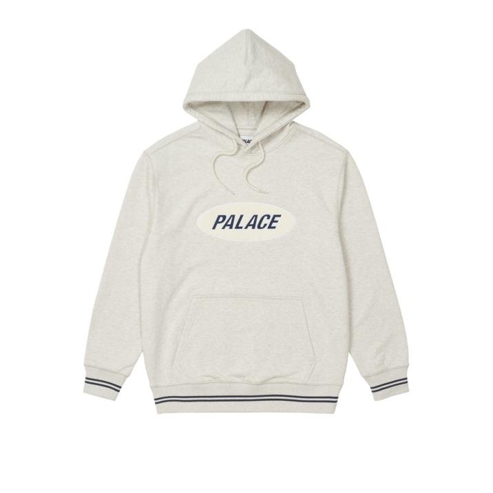 OVAL HOOD LIGHT GREY MARL