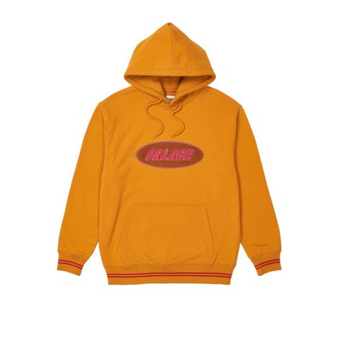 Palace OVAL HOOD MUSTARD