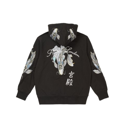 Palace CARP ZIP HOOD BLACK - Colorway