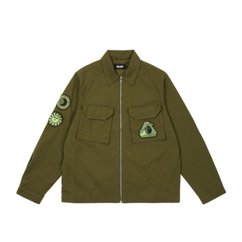 Palace DA ONE CARGO JACKET OLIVE