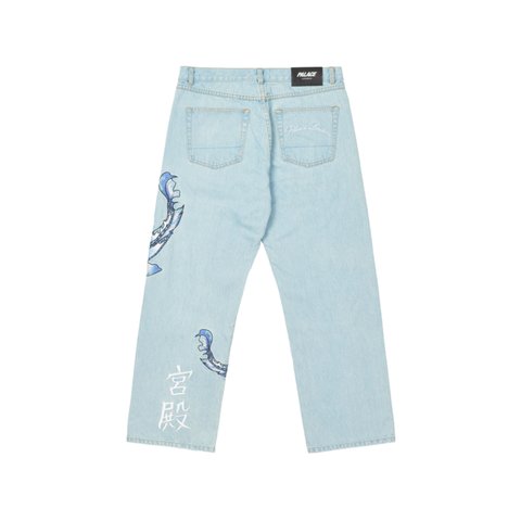 Palace CARP JEAN BLUE STONEWASH - Colorway