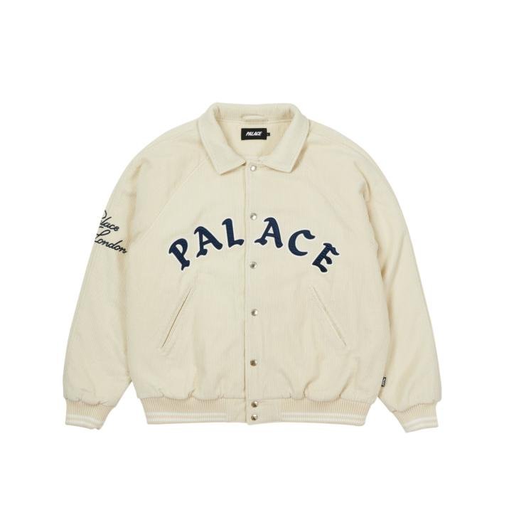 PALACE CORD BOMBER WHITE