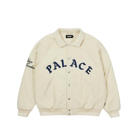 Palace PALACE CORD BOMBER WHITE