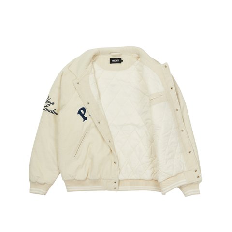 Palace PALACE CORD BOMBER WHITE - Colorway