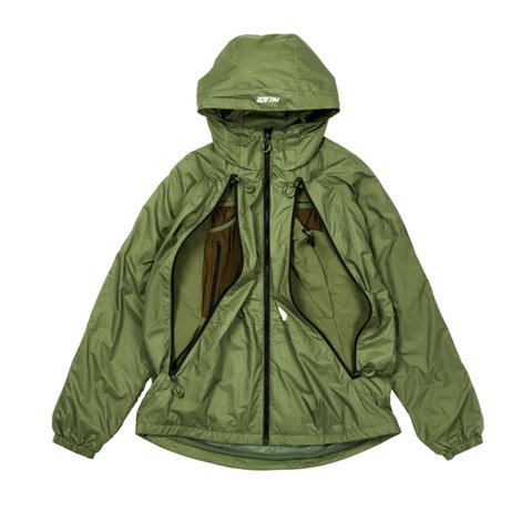 Palace ZIP-IT SHELL JACKET OLIVE - Colorway