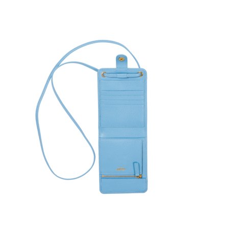 Palace PALACE LEATHER HANGING WALLET BLUE - Colorway