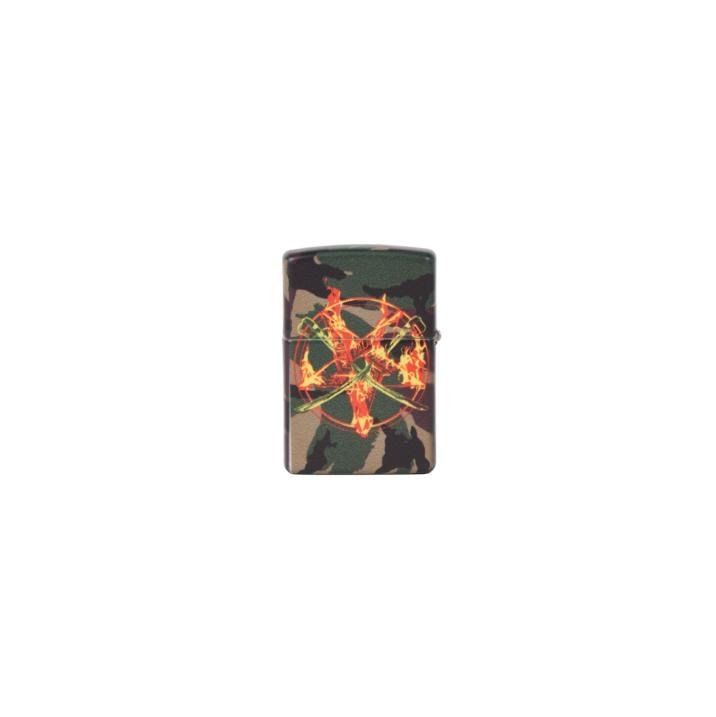 PALACE FLAMED ZIPPO CAMO