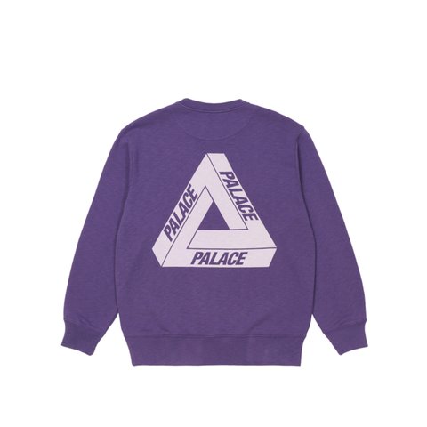 Palace SLUB CREW PURPLE - Colorway