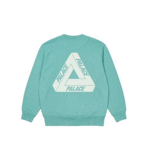 Palace SLUB CREW GREEN - Colorway
