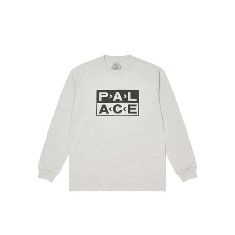Palace P>A>L LONGSLEEVE GREY MARL