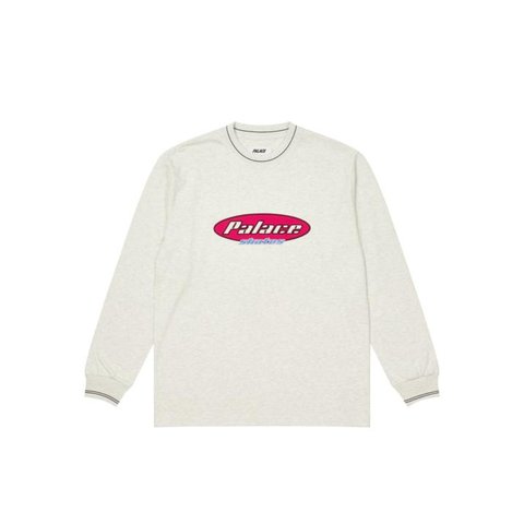 Palace PALACE SKATES DOMINATES LONGSLEEVE LIGHT GREY MARL