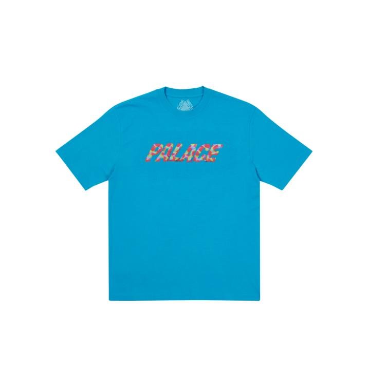 FLUFFLY T-SHIRT PETROL BLUE