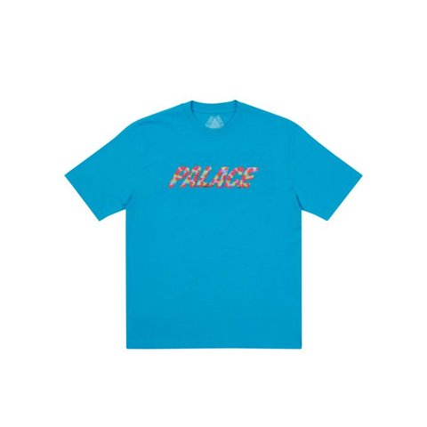 Palace FLUFFLY T-SHIRT PETROL BLUE