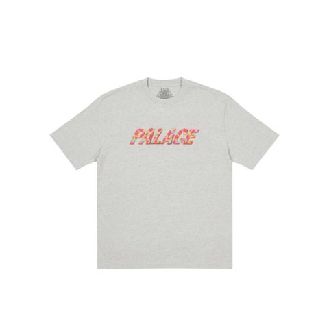 Palace FLUFFLY T-SHIRT GREY MARL