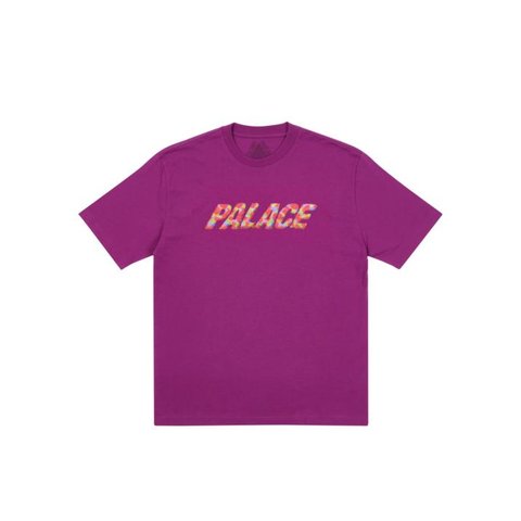 Palace FLUFFLY T-SHIRT PLUM