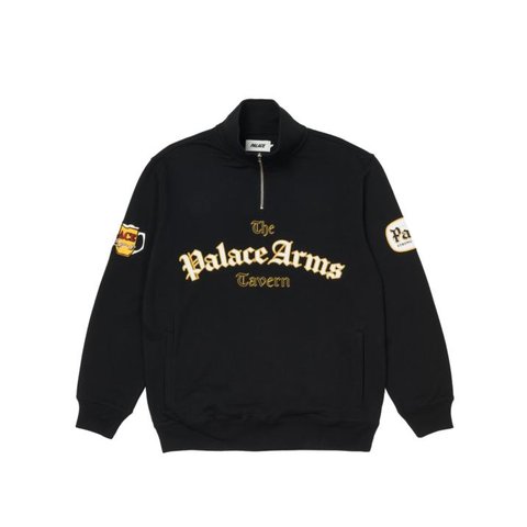 Palace PUB GRUB FUNNEL NECK BLACK