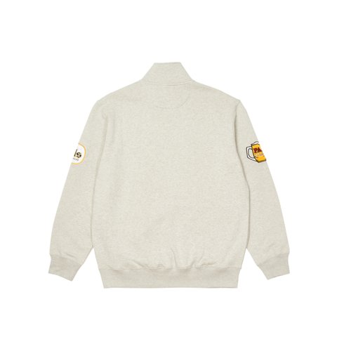 Palace PUB GRUB FUNNEL NECK GREY MARL - Colorway