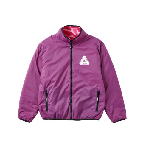 Palace MIRAGE REVERSIBLE FLEECE JACKET PINK - Colorway