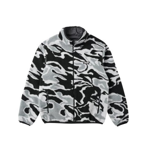 Palace MIRAGE REVERSIBLE FLEECE JACKET BLACK