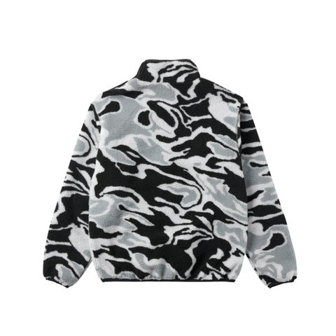 Palace MIRAGE REVERSIBLE FLEECE JACKET BLACK - Colorway