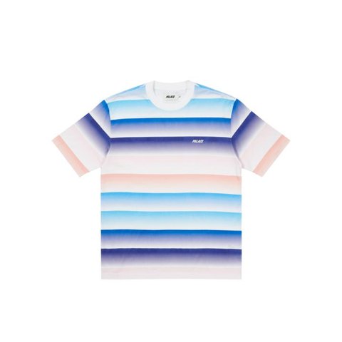 Palace CATCH THE FADE T-SHIRT BLUES / PEACH
