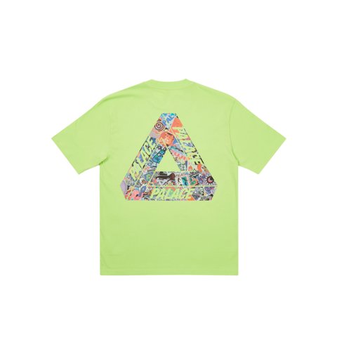 Palace TRI-STICKER PACK T-SHIRT LIGHT LIME - Colorway