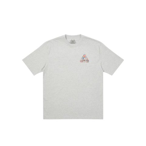 Palace TRI-STICKER PACK T-SHIRT GREY MARL