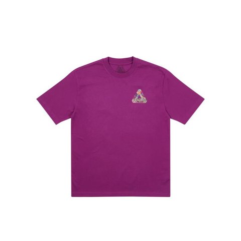 Palace TRI-STICKER PACK T-SHIRT PLUM