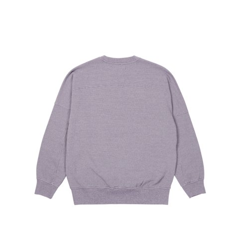 Palace GAUFRE DROP SHOULDER CREW PURPLE - Colorway
