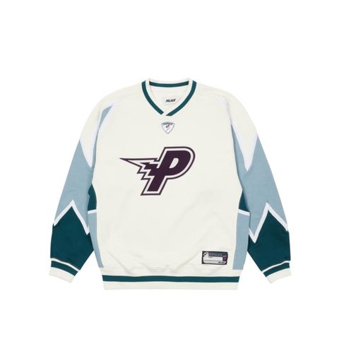 Palace BOLT CREW WHITE / BLUE
