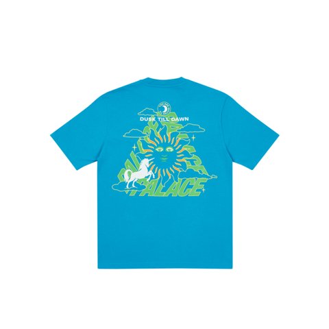 Palace DA ONE T-SHIRT PETROL BLUE - Colorway