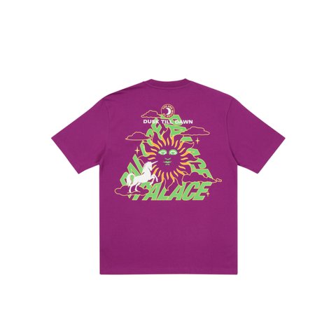 Palace DA ONE T-SHIRT PLUM - Colorway
