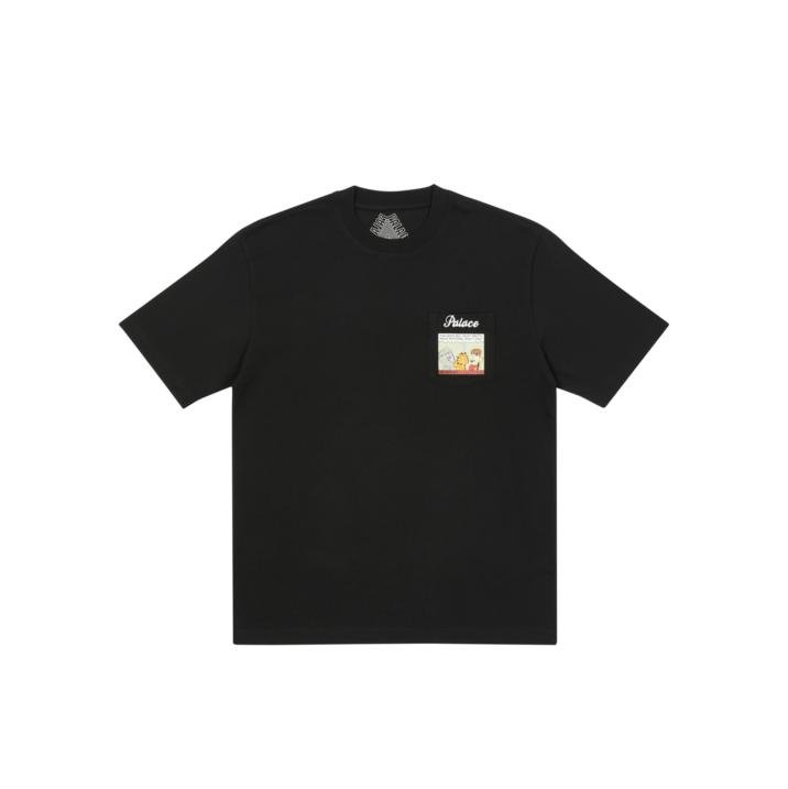 PALACE GARFIELD POCKET T-SHIRT BLACK
