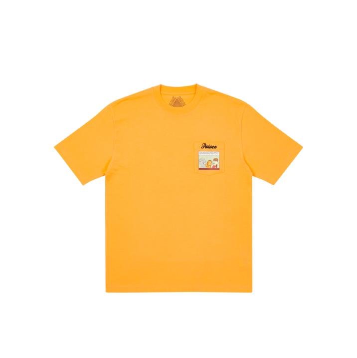 PALACE GARFIELD POCKET T-SHIRT LIGHT ORANGE