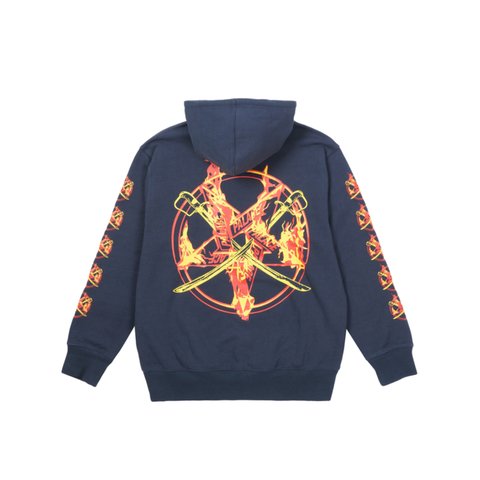 Palace FLAMED HOOD NAVY - Colorway