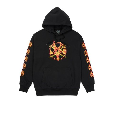 Palace FLAMED HOOD BLACK