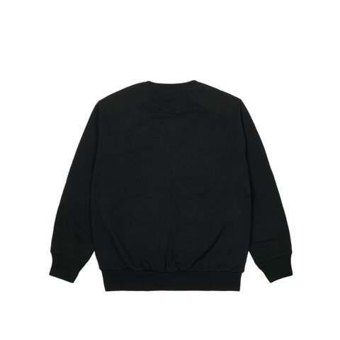 Palace UTILITY ZIP FRONT PANEL SWEAT BLACK - Colorway
