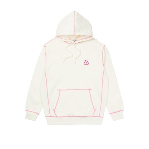 Palace NEO STITCH HOOD WHITE