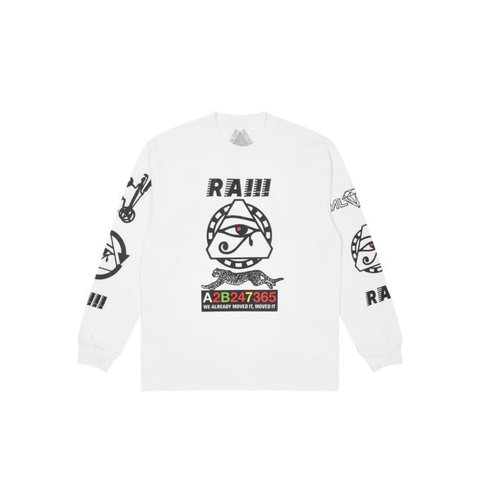 Palace RA LONGSLEEVE WHITE