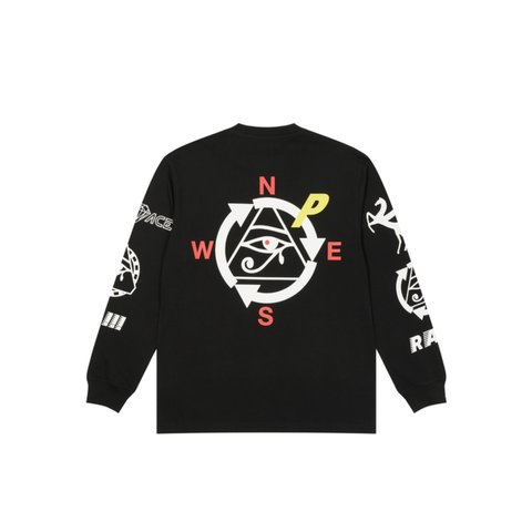 Palace RA LONGSLEEVE BLACK - Colorway