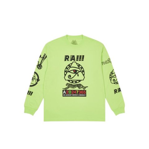 Palace RA LONGSLEEVE LIGHT LIME