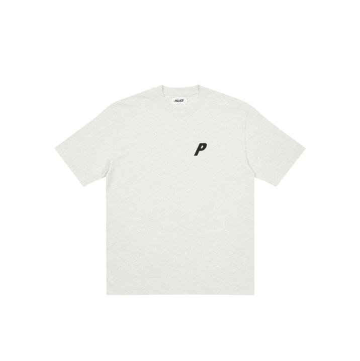 FELT P T-SHIRT LIGHT GREY MARL