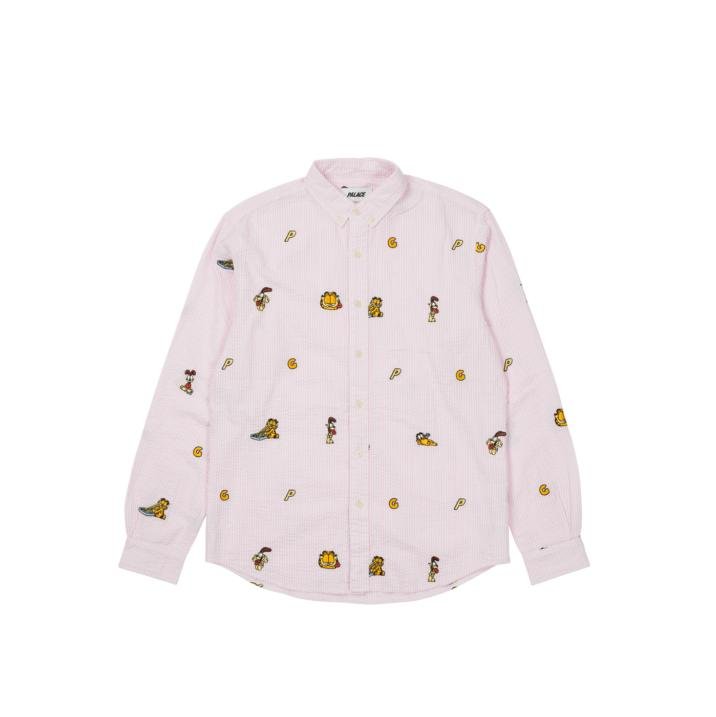 PALACE GARFIELD BOOJIE SHIRT PINK / WHITE